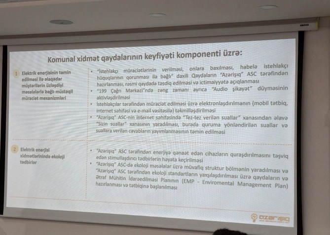 “Kommunal xidmətlərə qoşulma” indikatoru üzrə Yol Xəritəsinin təqdimatı keçirilib “Kommunal xidmətlərə qoşulma” indikatoru üzrə Yol Xəritəsinin təqdimatı keçirilib