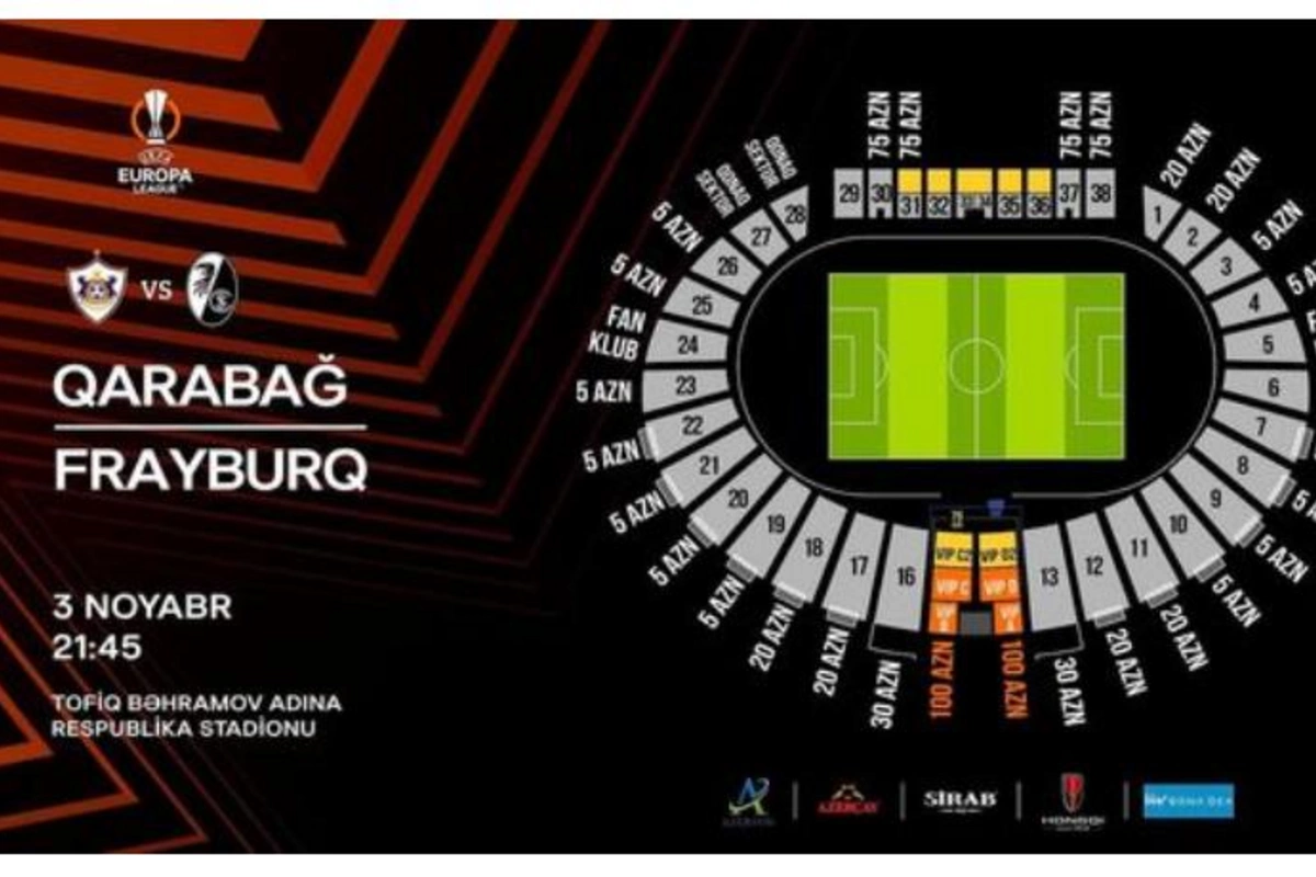 “Qarabağ” – “Frayburq” oyununun biletləri satışa çıxarılıb — QİYMƏTLƏR