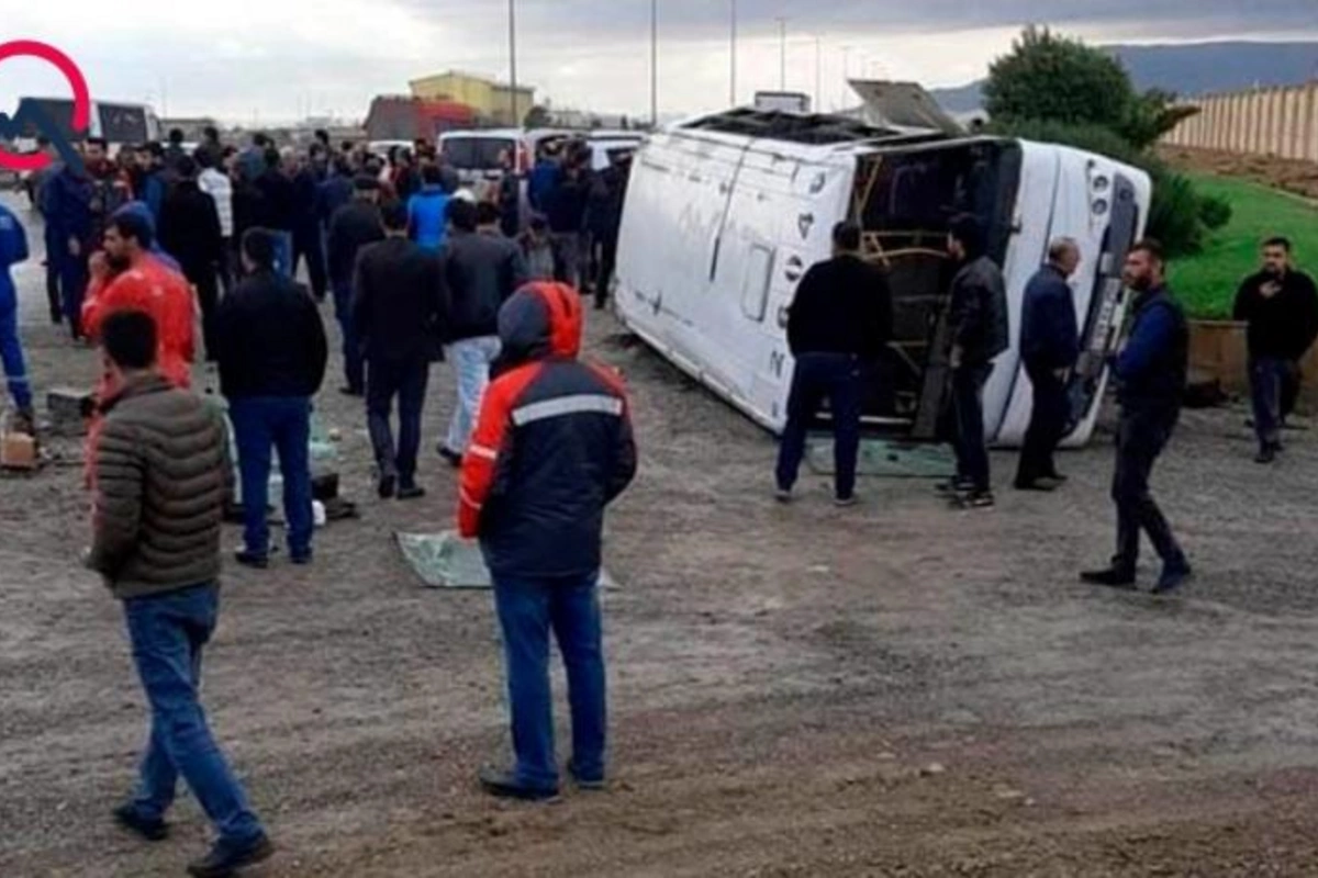 Avtobusun aşması nəticəsində yaralananların vəziyyəti AÇIQLANDI