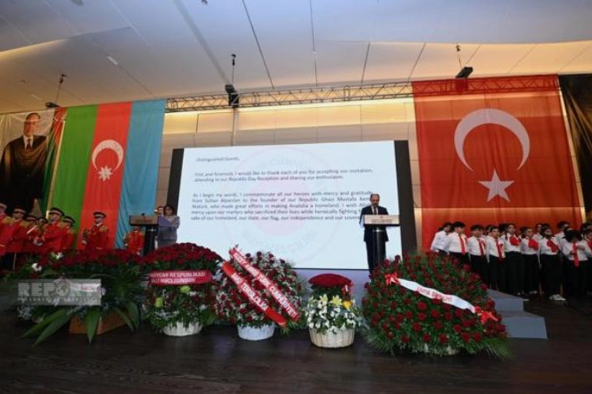 Bakıda Türkiyənin Cümhuriyyət bayramı qeyd olunub — FOTOLAR