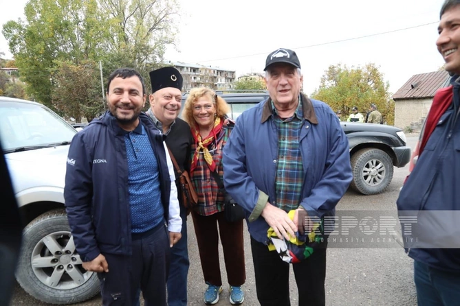 Beynəlxalq səyahətçilər Şuşa şəhərinə səfər edib — FOTOLAR