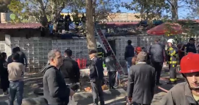 SON DƏQİQƏ: Mərkəzi bazarda YANĞIN — FOTO