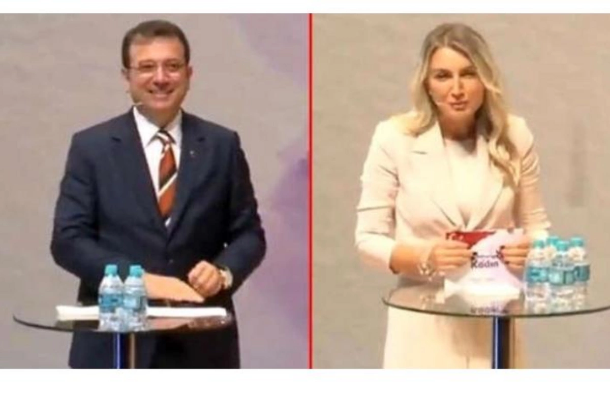 İmamoğlu cütlüyünün romantik anları tamaşaçıları güldürdü: Onun həyəcanı mənə görədir — VİDEO