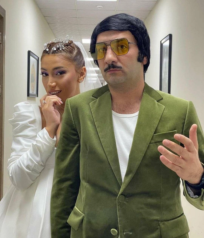 Röya geyimi ilə diqqət mərkəzində — FOTO Röya geyimi ilə diqqət mərkəzində — FOTO