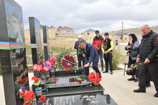 Abşeronda şəhidlərimizin anım günləri keçirilib — FOTOLAR