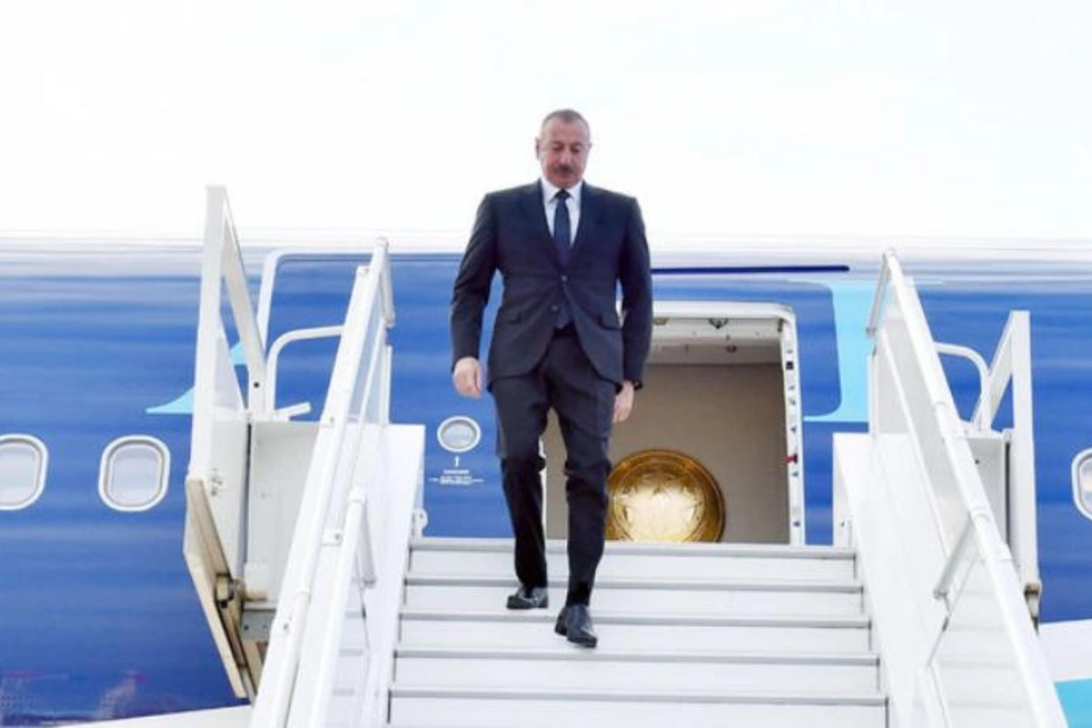 İlham Əliyev Rusiyanın Soçi şəhərinə işgüzar səfərə gedib