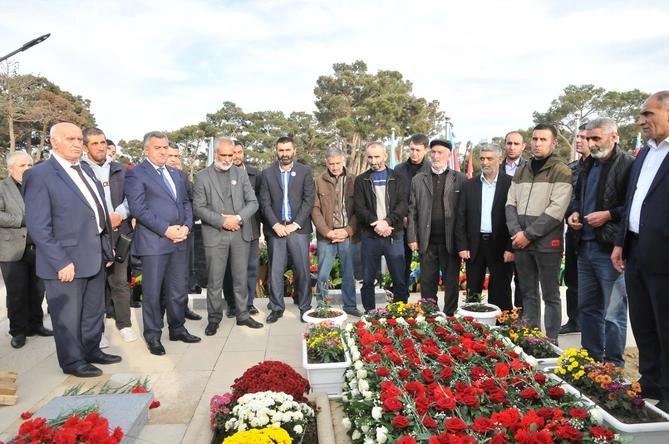 Abşeronda şəhidlərimizin anım günləri keçirilib — FOTOLAR