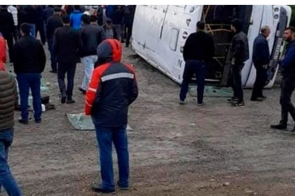 Bakı-Ələt yolunda aşan avtobusun sürücüsü danışdı — VİDEO