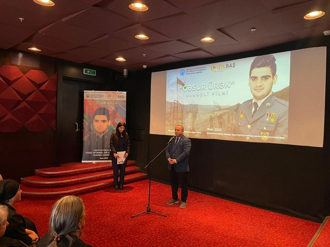 “Cəsur ürək”: Vətən müharibəsi şəhidi haqqında film təqdim edildi — VİDEO “Cəsur ürək”: Vətən müharibəsi şəhidi haqqında film təqdim edildi — VİDEO