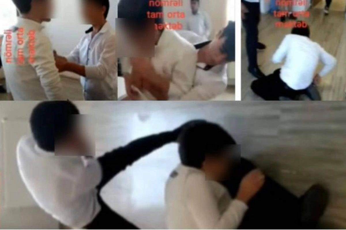 Bakıda şagird sinif yoldaşını buna görə döyüb — Polisdən AÇIQLAMA