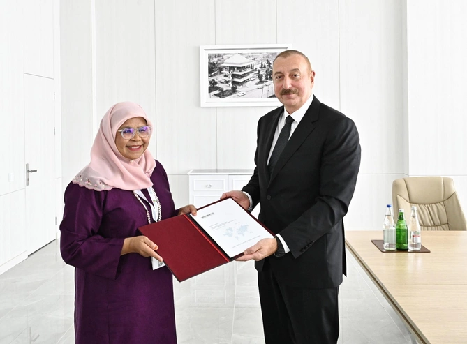 İlham Əliyev BMT-nin Məskunlaşma Proqramının icraçı direktorunu qəbul edib — YENİLƏNİB İlham Əliyev BMT-nin Məskunlaşma Proqramının icraçı direktorunu qəbul edib — YENİLƏNİB