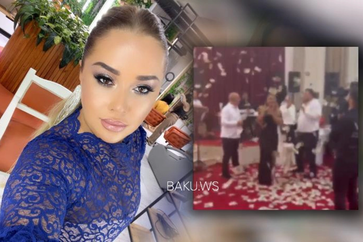 Xatirə İslam Gürcüstanda PUL YAĞIŞINA TUTULDU — VİDEO
