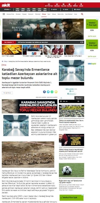Edillidə aşkarlanan kütləvi məzarlıq dünya mətbuatının diqqət mərkəzində — FOTOLAR