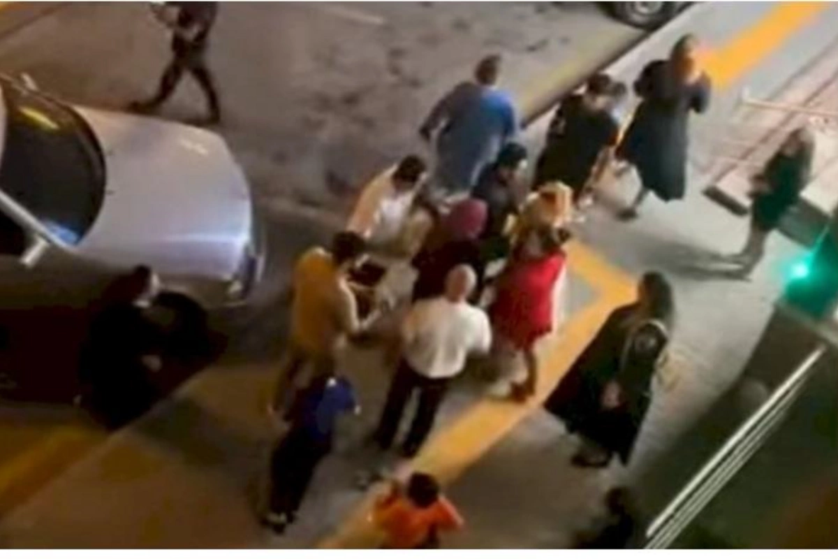 Bakıda toy günü gəlin qayınana ilə əlbəyaxa davaya çıxdı — Video