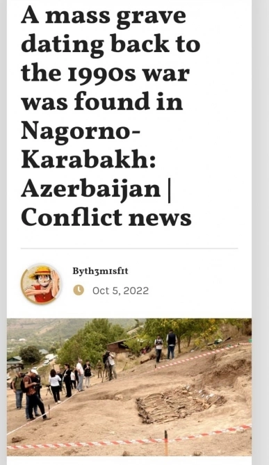 Edillidə aşkarlanan kütləvi məzarlıq dünya mətbuatının diqqət mərkəzində — FOTOLAR