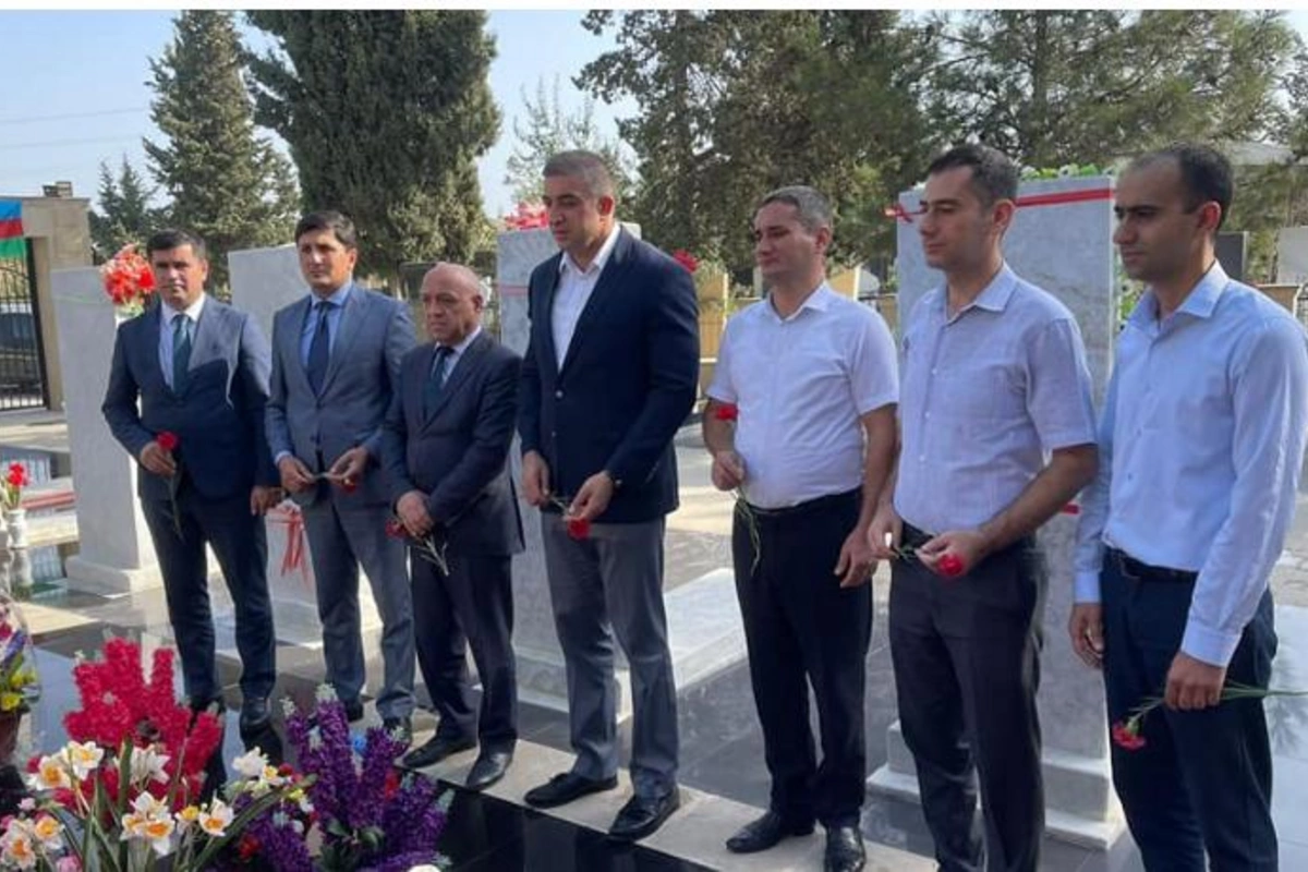 Salyanda Vətən Müharibəsi şəhidləri yad edilib — FOTO