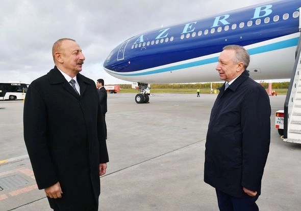 İlham Əliyevin Rusiyaya işgüzar səfəri başa ÇATDI — YENİLƏNİB (FOTO)