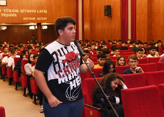 “Azərişıq” ASC-nin nümayəndə heyəti ADNSU-da olub — FOTO