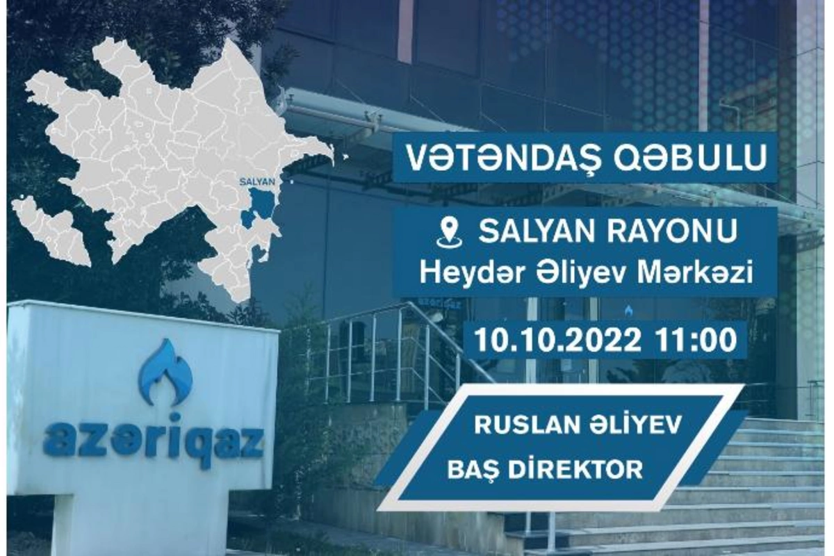 Baş direktorunun Salyan və Neftçala sakinləri ilə görüşü olacaq