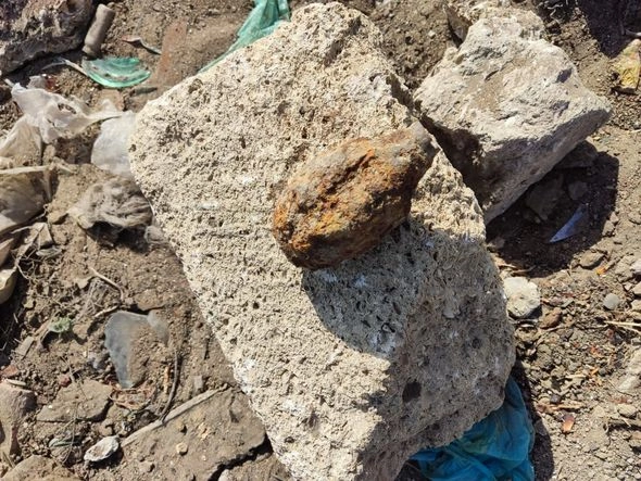 Bakıda qumbara aşkarlanıb — FOTO/VİDEO Bakıda qumbara aşkarlanıb — FOTO/VİDEO