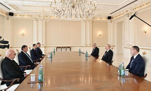 İlham Əliyev Avropa Olimpiya Komitələrinin prezidentini qəbul edib — FOTO