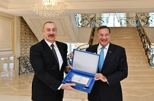 İlham Əliyev Avropa Olimpiya Komitələrinin prezidentini qəbul edib — FOTO