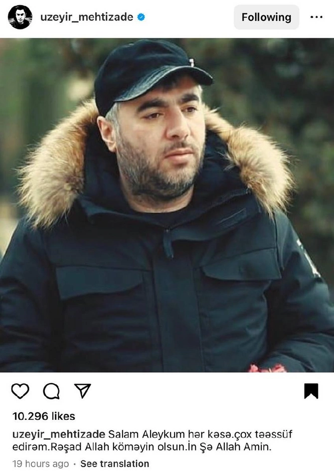 Məşhurlar Rəşad Dağlıya belə dəstək oldular — FOTOLAR