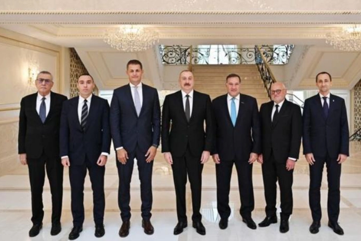İlham Əliyev Avropa Olimpiya Komitələrinin prezidentini qəbul edib — FOTO