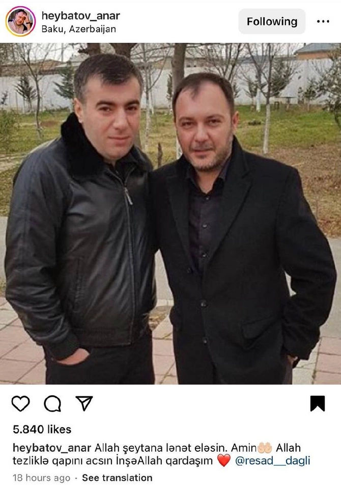Məşhurlar Rəşad Dağlıya belə dəstək oldular — FOTOLAR