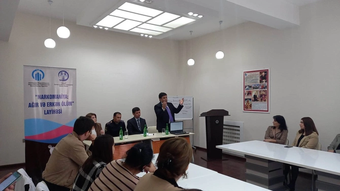Hacıqabulda narkomaniya ilə bağlı tədbir keçirilib — FOTOLAR