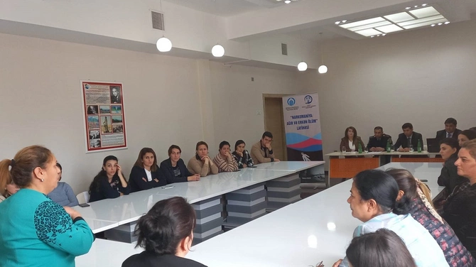 Hacıqabulda narkomaniya ilə bağlı tədbir keçirilib — FOTOLAR