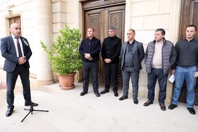 Sahibkarlarla sayca 50-ci görüş Yevlax şəhərində keçirildi — FOTOLAR