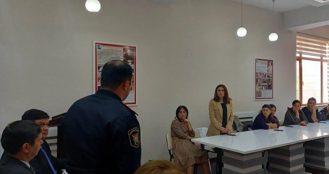 Hacıqabulda narkomaniya ilə bağlı tədbir keçirilib — FOTOLAR