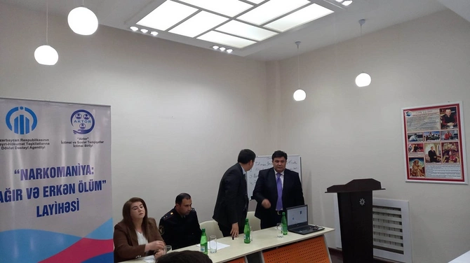 Hacıqabulda narkomaniya ilə bağlı tədbir keçirilib — FOTOLAR