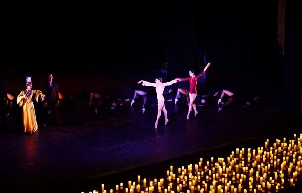 Mehriban Əliyeva Səmərqənddə “Lazgi” adlı baletə baxıb — FOTOLAR