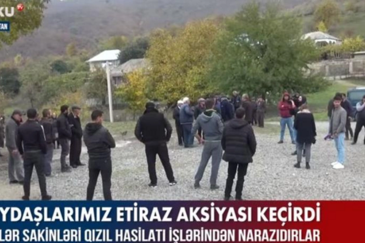 Gürcüstanda soydaşlarımız etiraz aksiyası keçirdi — VİDEO