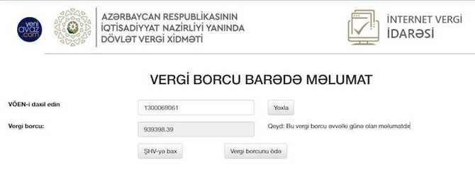 Nazirlik 1 milyona qədər vergi borcu olan şirkəti qalib elan etdi — FOTO Nazirlik 1 milyona qədər vergi borcu olan şirkəti qalib elan etdi — FOTO