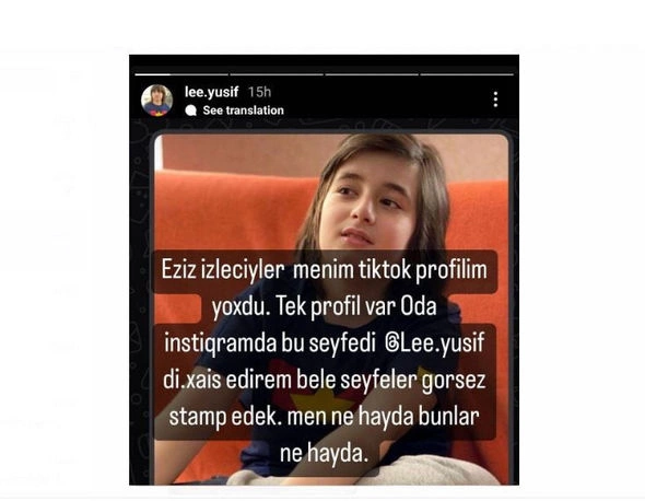 Rəşad Dağlının oğlu MÜRACİƏT ETDİ: görsəniz... — FOTO
