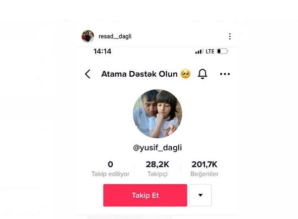 Rəşad Dağlının oğlu MÜRACİƏT ETDİ: görsəniz... — FOTO