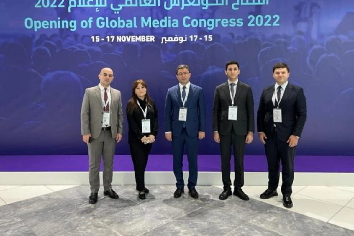 Azərbaycan nümayəndə heyəti Əbu-Dabidə keçirilən Qlobal Media Konqresində iştirak edir