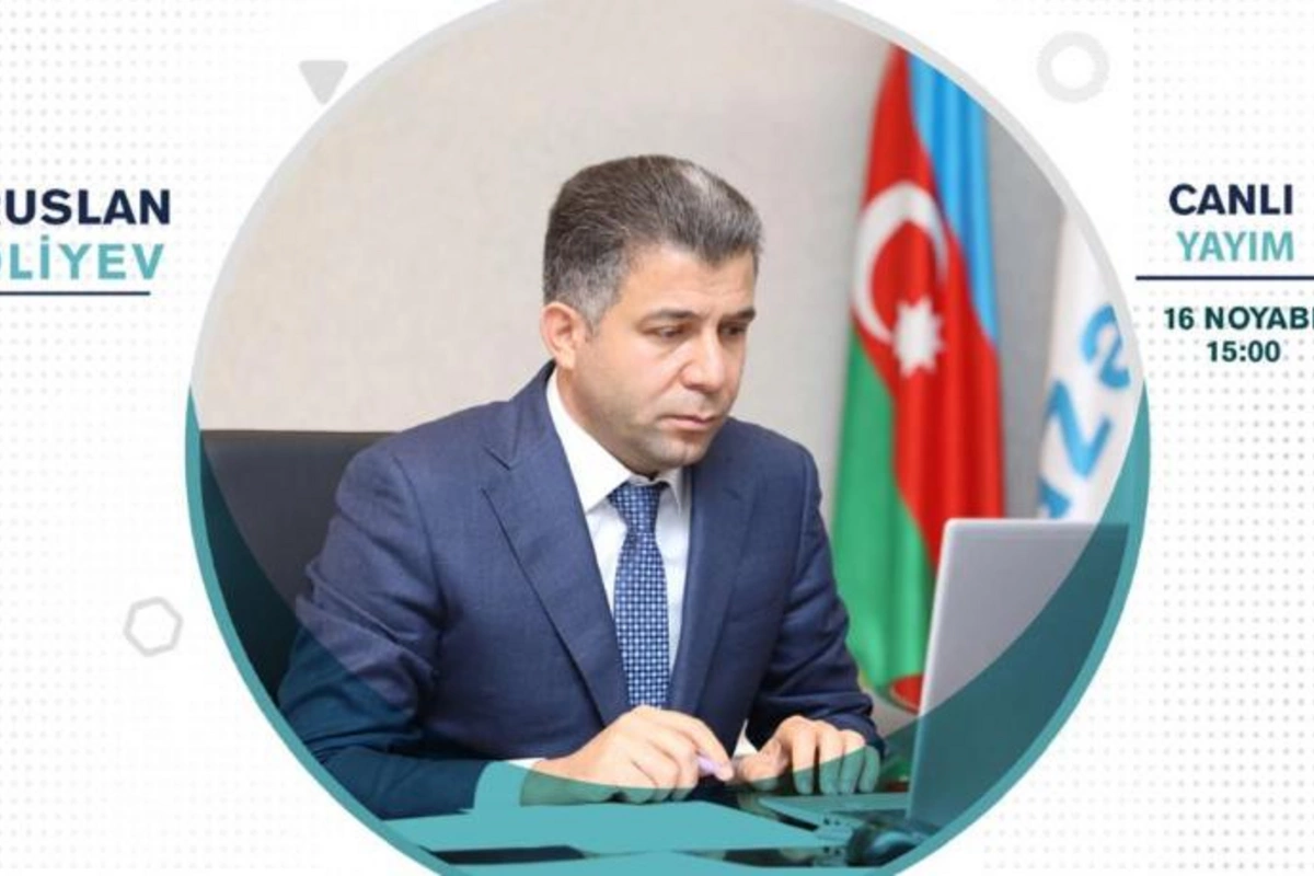Ruslan Əliyev canlı yayımda sualları cavablandıracaq