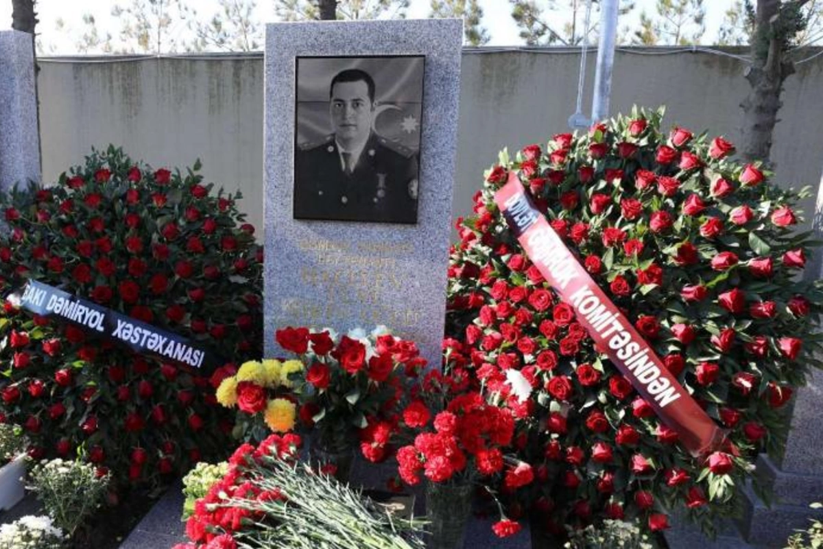 Şəhid gömrükçü Ülvi Hacıyevin doğum günü münasibətilə anım tədbiri keçirilib — FOTOLAR