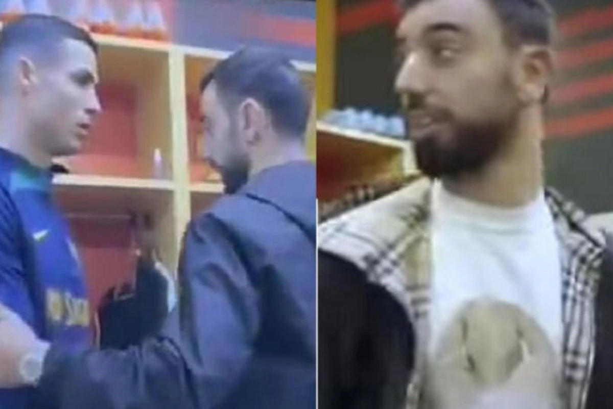 Qalmaqallı müsahibədən sonra komanda yoldaşından Ronaldoya laqeyd münasibət — VİDEO