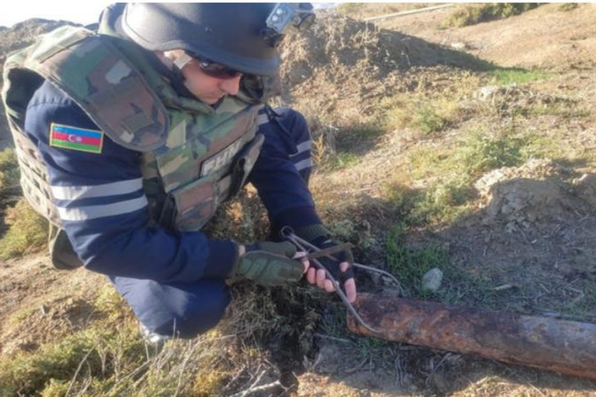 Xızıda raket mərmisi tapılıb — FOTO/VİDEO