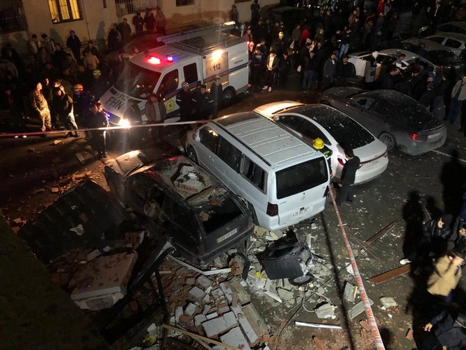 Xırdalandakı partlayışla bağlı RƏSMİ MƏLUMAT — FOTOLAR