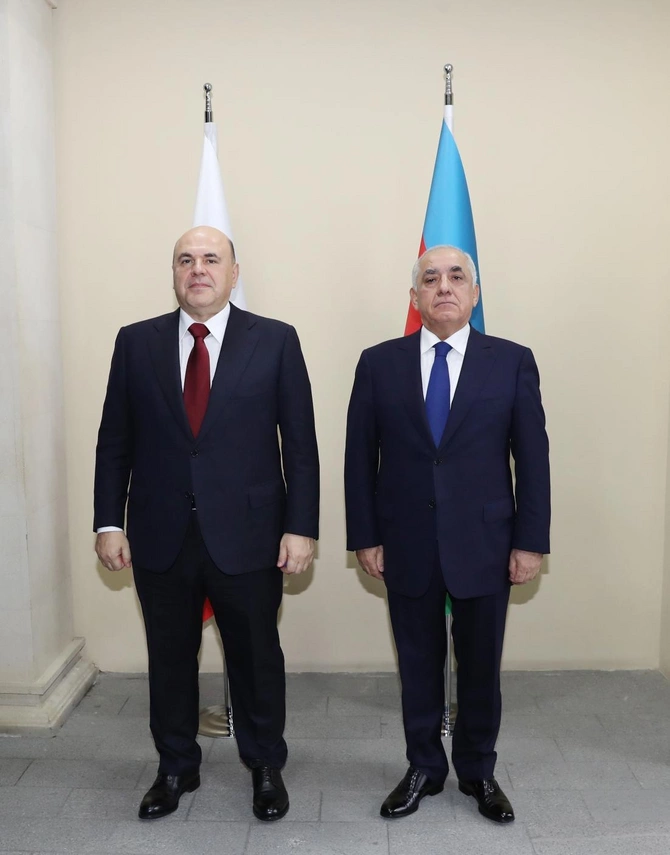 Əli Əsədov Mişustinlə görüşdü — Sənədlər imzalandı (FOTO)