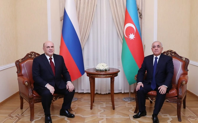 Əli Əsədov Mişustinlə görüşdü — Sənədlər imzalandı (FOTO)