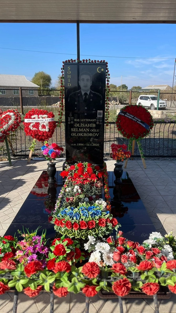 Salyanda Vətən müharibəsi şəhidi Əlisahib Ələkbərov anılıb — FOTO Salyanda Vətən müharibəsi şəhidi Əlisahib Ələkbərov anılıb — FOTO