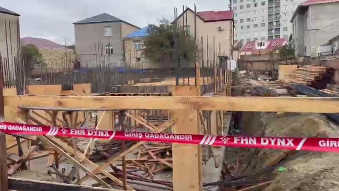 Bir sıra binaların tikintisi dayandırılıb — FOTO/VİDEO