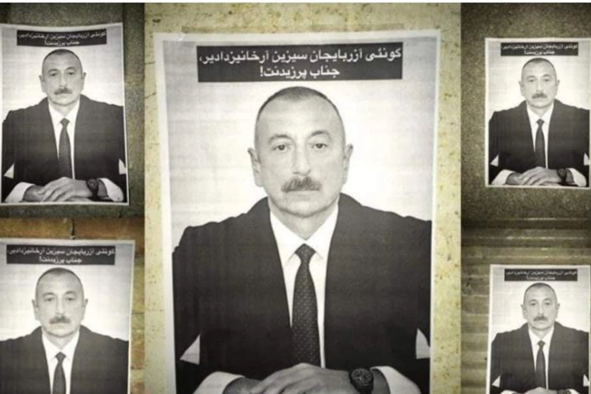 Güney Azərbaycan sizin arxanızdadır, cənab prezident — Təbrizdən FOTO ÇAĞIRIŞ